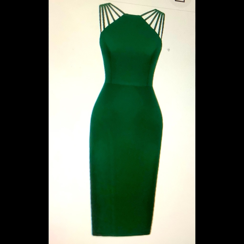 Grace karin medium (size 6-8) dark green cocktail dress. Dress has some stretch.